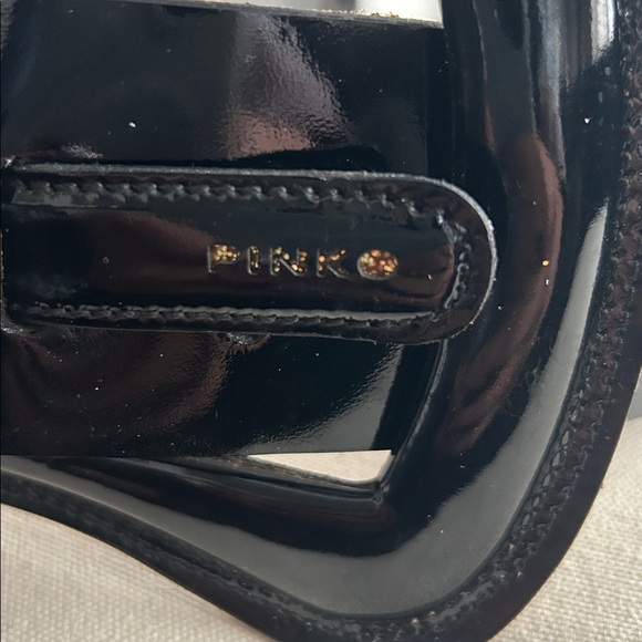 PINKO PATENT LEATHER BELT (Vintage) - Picture 6 of 7